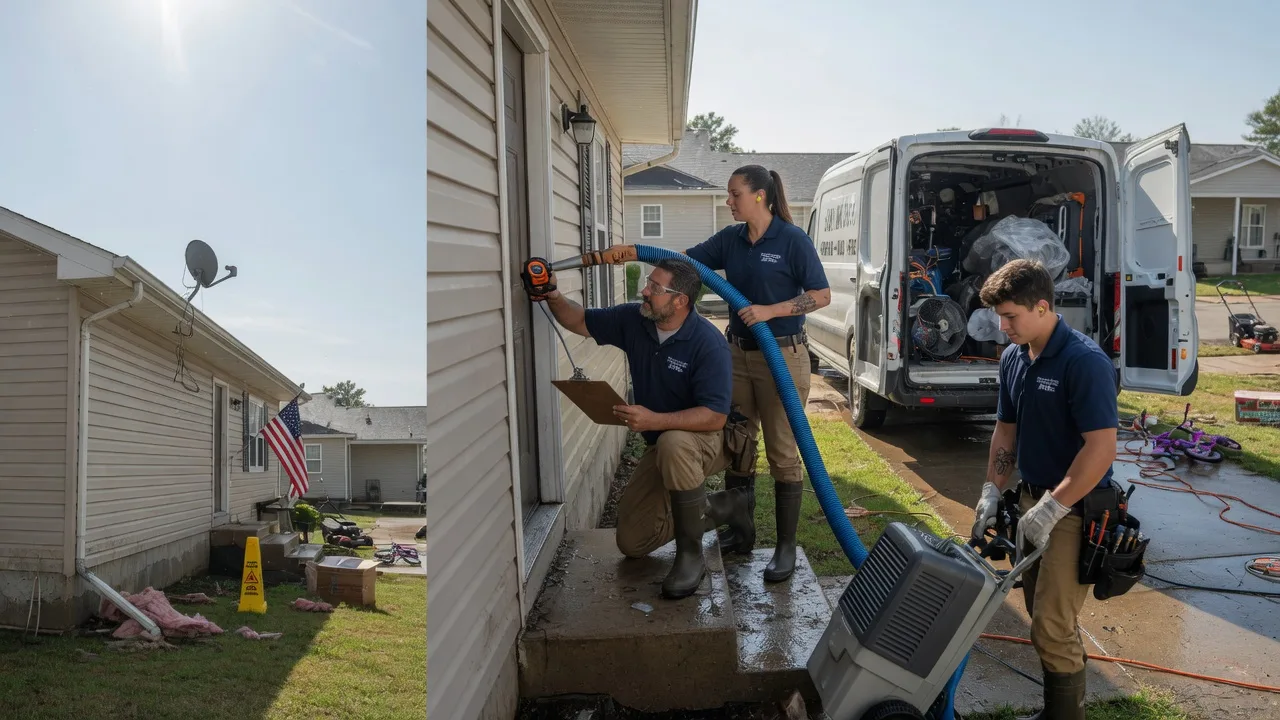 Ceiling Water Damage Restoration in Clarinda, IA near me